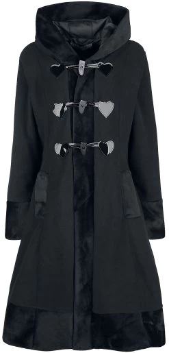 "Minx Coat" Winter Coat Black By Poizen Industries
