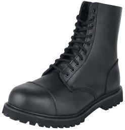 "Phantom 10 Hole" Boot Black By Brandit