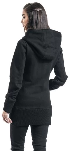 "Zip Case" Hooded Zip Black By RED By EMP -Fashion Lady Clothing Shop 204446wb emp