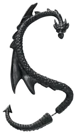 "The Dragon Lure" Ear Stud By Alchemy Gothic