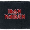 "Logo - Wristband" Sweatband Black By Iron Maiden