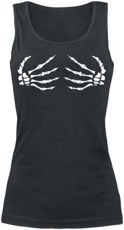 "Grabbing Death" Top Black By Grabbing Death
