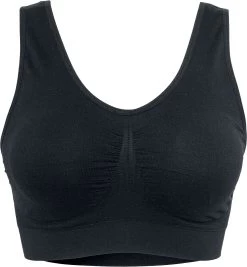 "Padded Sports Bra" Bra Black By Urban Classics -Fashion Lady Clothing Shop 270496c emp