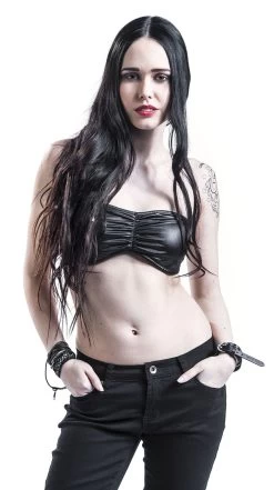 "I Feel Free" Bandeau Black By Black Premium By EMP 10 "I Feel Free" Bandeau Black By Black Premium By EMP -Fashion Lady Clothing Shop 277265wa emp