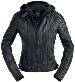 "Chasey" Leather Jacket Black By Gipsy