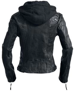"Chasey" Leather Jacket Black By Gipsy -Fashion Lady Clothing Shop 277610b emp