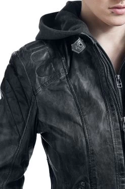 "Chasey" Leather Jacket Black By Gipsy -Fashion Lady Clothing Shop 277610d emp