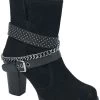 "My Little Suede Shoes" Boots Black By Rock Rebel By EMP