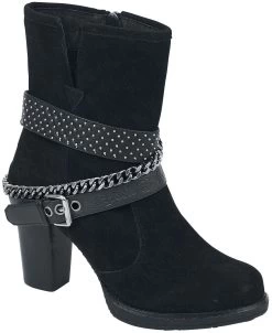 "My Little Suede Shoes" Boots Black By Rock Rebel By EMP