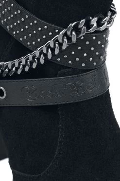 "My Little Suede Shoes" Boots Black By Rock Rebel By EMP -Fashion Lady Clothing Shop 291454d emp