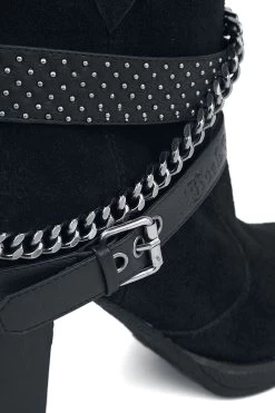 "My Little Suede Shoes" Boots Black By Rock Rebel By EMP -Fashion Lady Clothing Shop 291454d2 emp