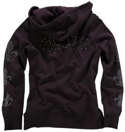 "Never Regret" Hooded Sweater Burgundy By Rock Rebel By EMP -Fashion Lady Clothing Shop 291703zb