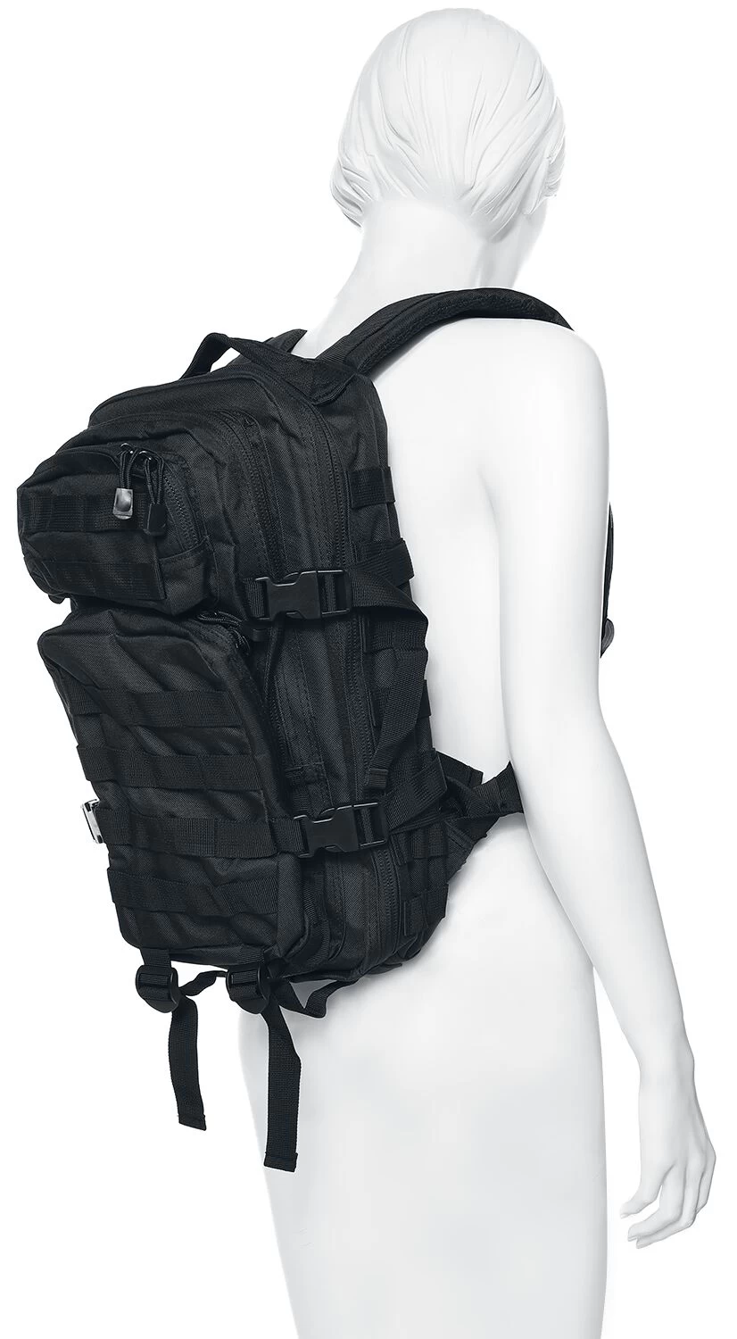 "US Cooper Medium" Backpack Black By Brandit 2 "US Cooper Medium" Backpack Black By Brandit - Image 2