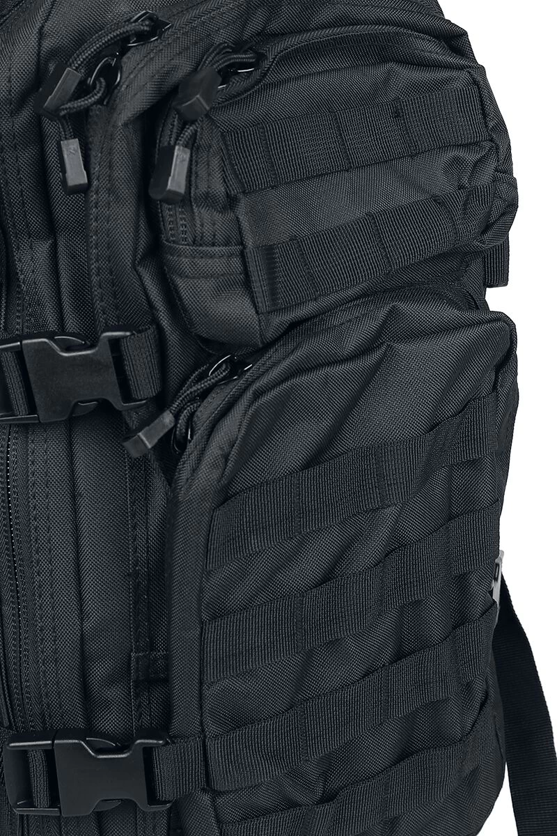 "US Cooper Medium" Backpack Black By Brandit 3 "US Cooper Medium" Backpack Black By Brandit - Image 3