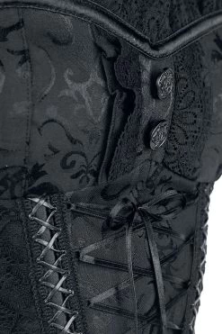 "Crest" Corsage Black By Bedroom Stories -Fashion Lady Clothing Shop 292481d emp