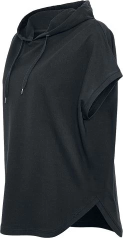 "Ladies Sleeveless Terry Hoodie" T-Shirt Black By Urban Classics 9 "Ladies Sleeveless Terry Hoodie" T-Shirt Black By Urban Classics -Fashion Lady Clothing Shop 293625c emp