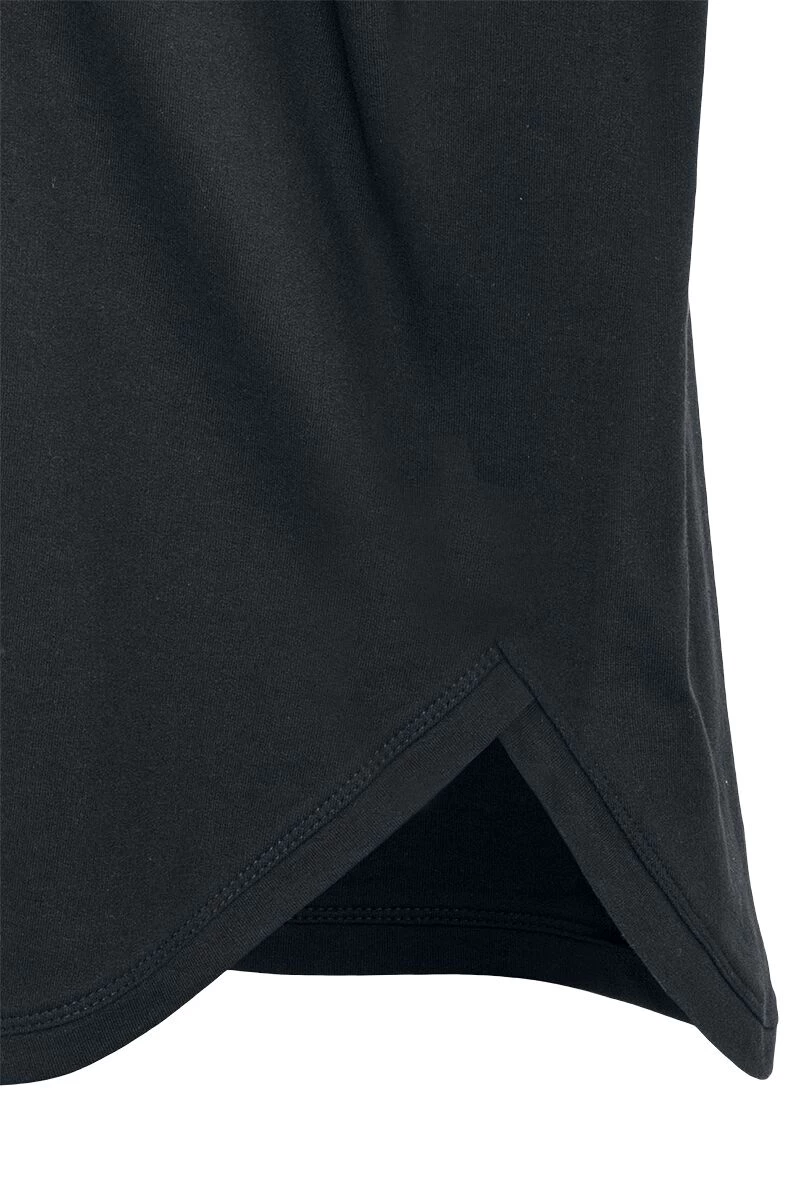 "Ladies Sleeveless Terry Hoodie" T-Shirt Black By Urban Classics 5 "Ladies Sleeveless Terry Hoodie" T-Shirt Black By Urban Classics - Image 5