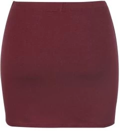 "The Double Life" Short Skirt Black-bordeaux By RED By EMP -Fashion Lady Clothing Shop 298665b emp