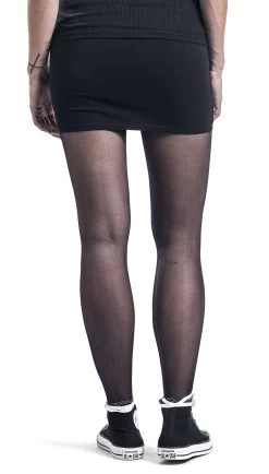 "The Double Life" Short Skirt Black-bordeaux By RED By EMP -Fashion Lady Clothing Shop 298665wb emp