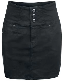 "Miss Nothing" Short Skirt Black By Rock Rebel By EMP