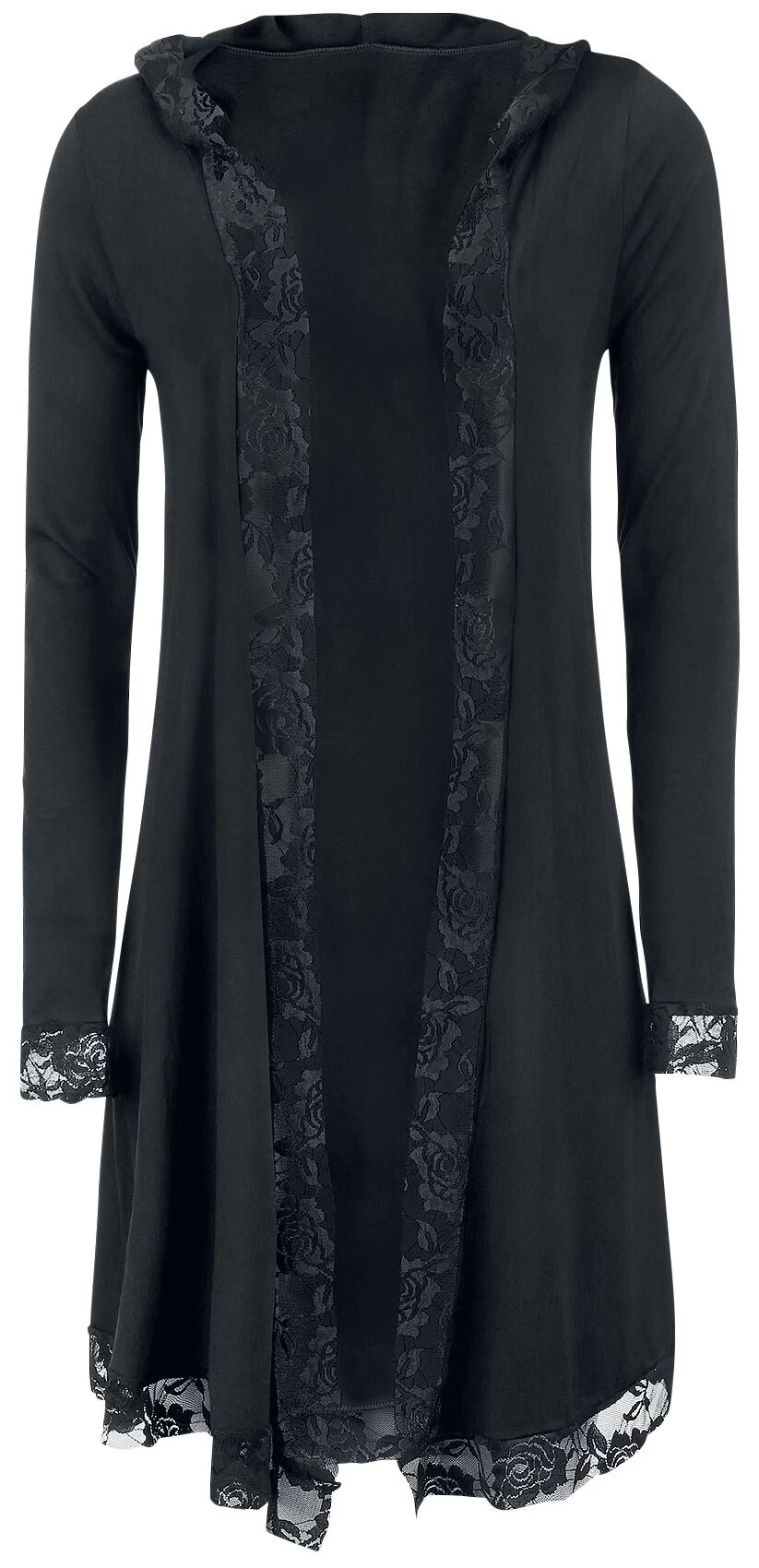 "Lace Cardigan" Cardigan Black By Gothicana By EMP