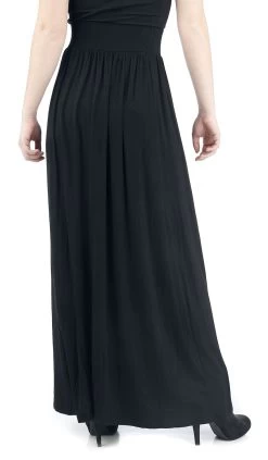 "Long Skirt" Long Skirt Black By Rotterdamned -Fashion Lady Clothing Shop 322208wb emp