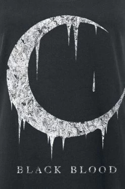 "Blood Moon" Top Black By Black Blood By Gothicana -Fashion Lady Clothing Shop 329319d emp