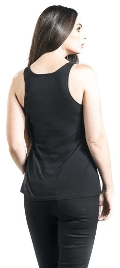 "Blood Moon" Top Black By Black Blood By Gothicana -Fashion Lady Clothing Shop 329319wb