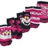 "Cheshire Cat" Socks Pink-black By Alice In Wonderland