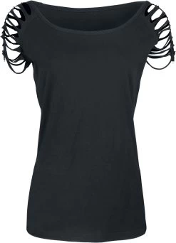 "Days Without" Long-sleeve Shirt Black By Gothicana By EMP -Fashion Lady Clothing Shop 340218c2 emp