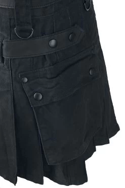 "Kilt" Short Skirt Black By Black Premium By EMP -Fashion Lady Clothing Shop 340593d