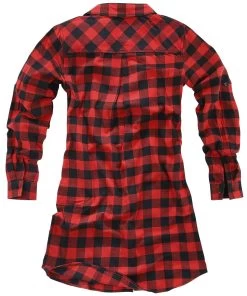 "Cowgirls Don't Cry" Longsleeve Red-black By RED By EMP -Fashion Lady Clothing Shop 342711zb