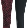 "Built For Comfort" Leggings Red-black By RED By EMP