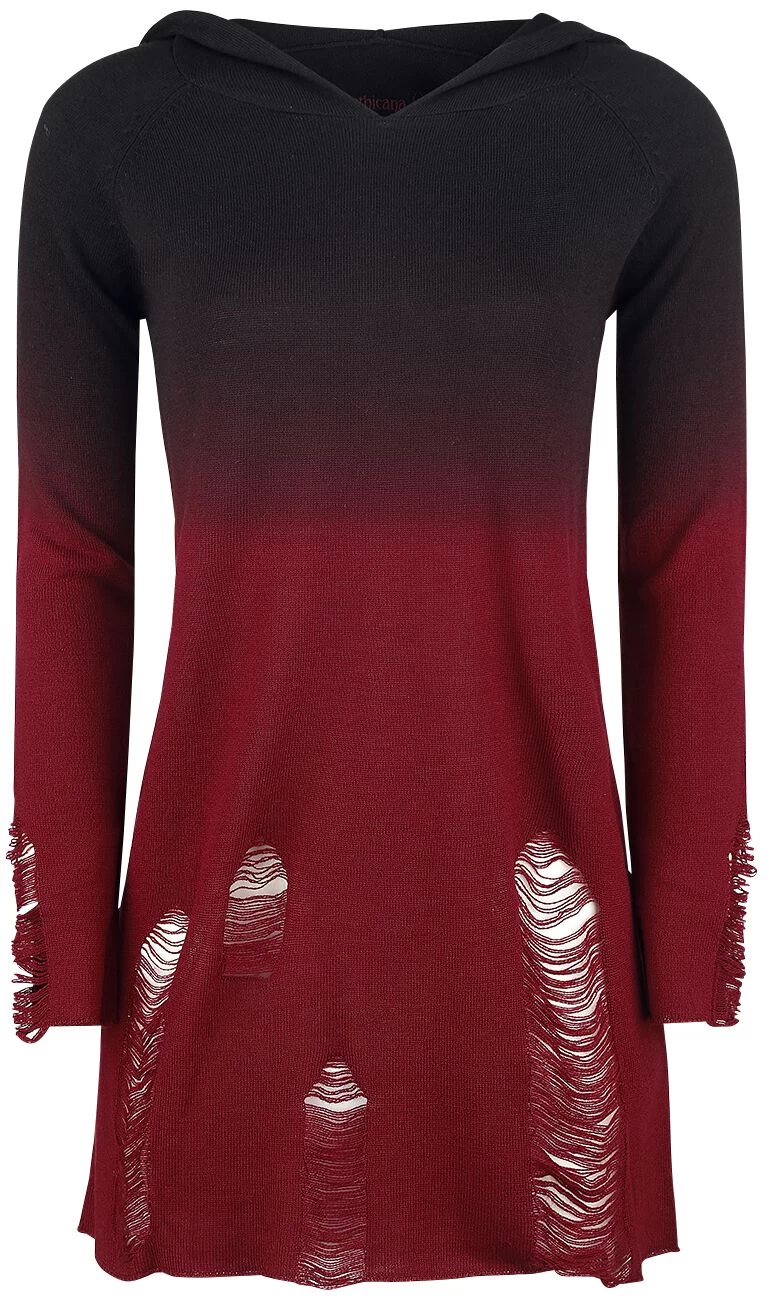 "Let's Be Honest" Knit Jumper Black By Gothicana By EMP