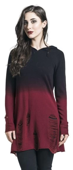 "Let's Be Honest" Knit Jumper Black By Gothicana By EMP -Fashion Lady Clothing Shop 347700wa emp