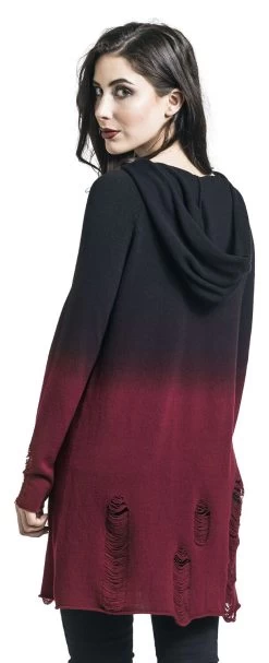 "Let's Be Honest" Knit Jumper Black By Gothicana By EMP -Fashion Lady Clothing Shop 347700wb emp