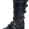 "Tiamat" Boot Black By Gothicana By EMP