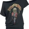 "Dripping Dagger" T-Shirt Black By Guns N' Roses