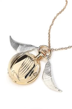 "Golden Snitch" Necklace Watch Gold-coloured By Harry Potter -Fashion Lady Clothing Shop 356795d