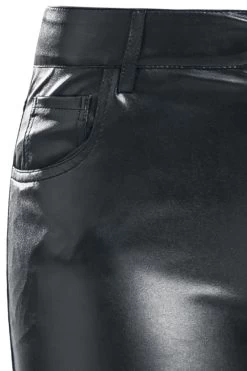 "Faux Leather Trousers" Imitation Leather Trousers Black By Black Premium By EMP 10 "Faux Leather Trousers" Imitation Leather Trousers Black By Black Premium By EMP -Fashion Lady Clothing Shop 360327d emp