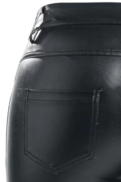 "Faux Leather Trousers" Imitation Leather Trousers Black By Black Premium By EMP 12 "Faux Leather Trousers" Imitation Leather Trousers Black By Black Premium By EMP -Fashion Lady Clothing Shop 360327d3 emp