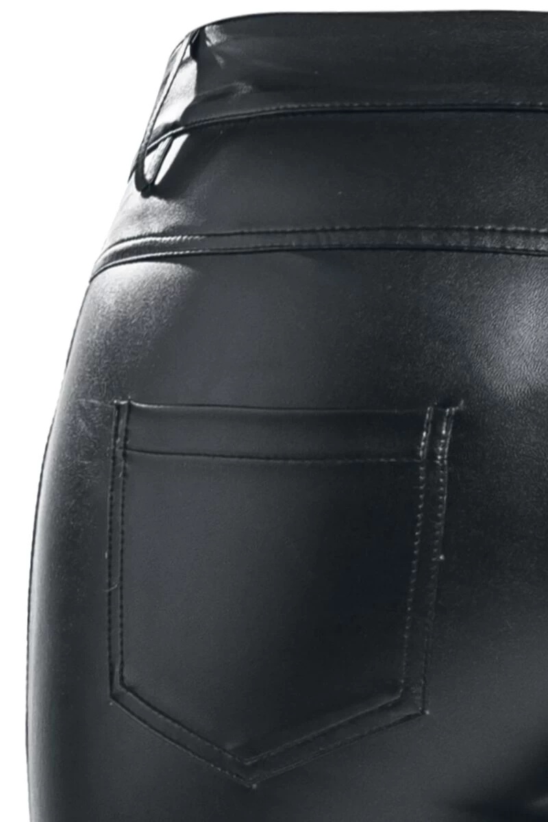 "Faux Leather Trousers" Imitation Leather Trousers Black By Black Premium By EMP 5 "Faux Leather Trousers" Imitation Leather Trousers Black By Black Premium By EMP - Image 5