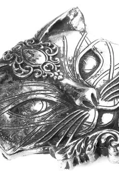 "Sacred Cat" Hand Mirror Silver-coloured By Alchemy England -Fashion Lady Clothing Shop 365844d2 emp