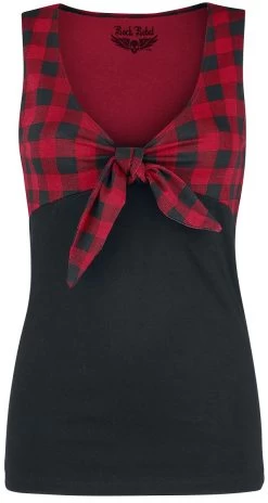 "She's Deadly" Top Black-red By Rock Rebel By EMP