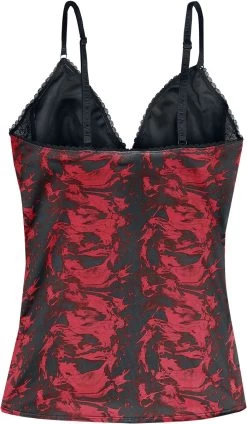 "Unholy Confessions" Underwear Bordeaux-black By Rock Rebel By EMP -Fashion Lady Clothing Shop 370490b