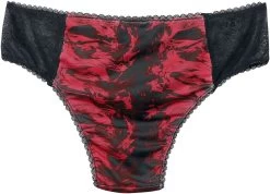"Unholy Confessions" Underwear Bordeaux-black By Rock Rebel By EMP -Fashion Lady Clothing Shop 370490c2