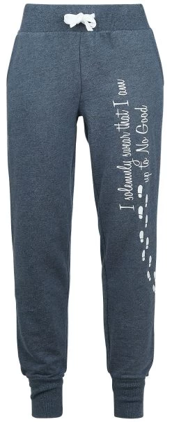 "I Solemnly Swear" Tracksuit Trousers Mottled Blue By Harry Potter
