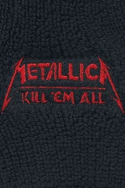 "Kill 'Em All - Wristband" Sweatband Black By Metallica 5 "Kill 'Em All - Wristband" Sweatband Black By Metallica -Fashion Lady Clothing Shop 374310d