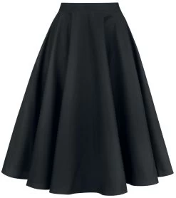 "Paula Skirt" Medium-length Skirt Black By Hell Bunny