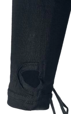 "Here To Stay" Long-sleeve Shirt Black By Gothicana By EMP -Fashion Lady Clothing Shop 380421d2